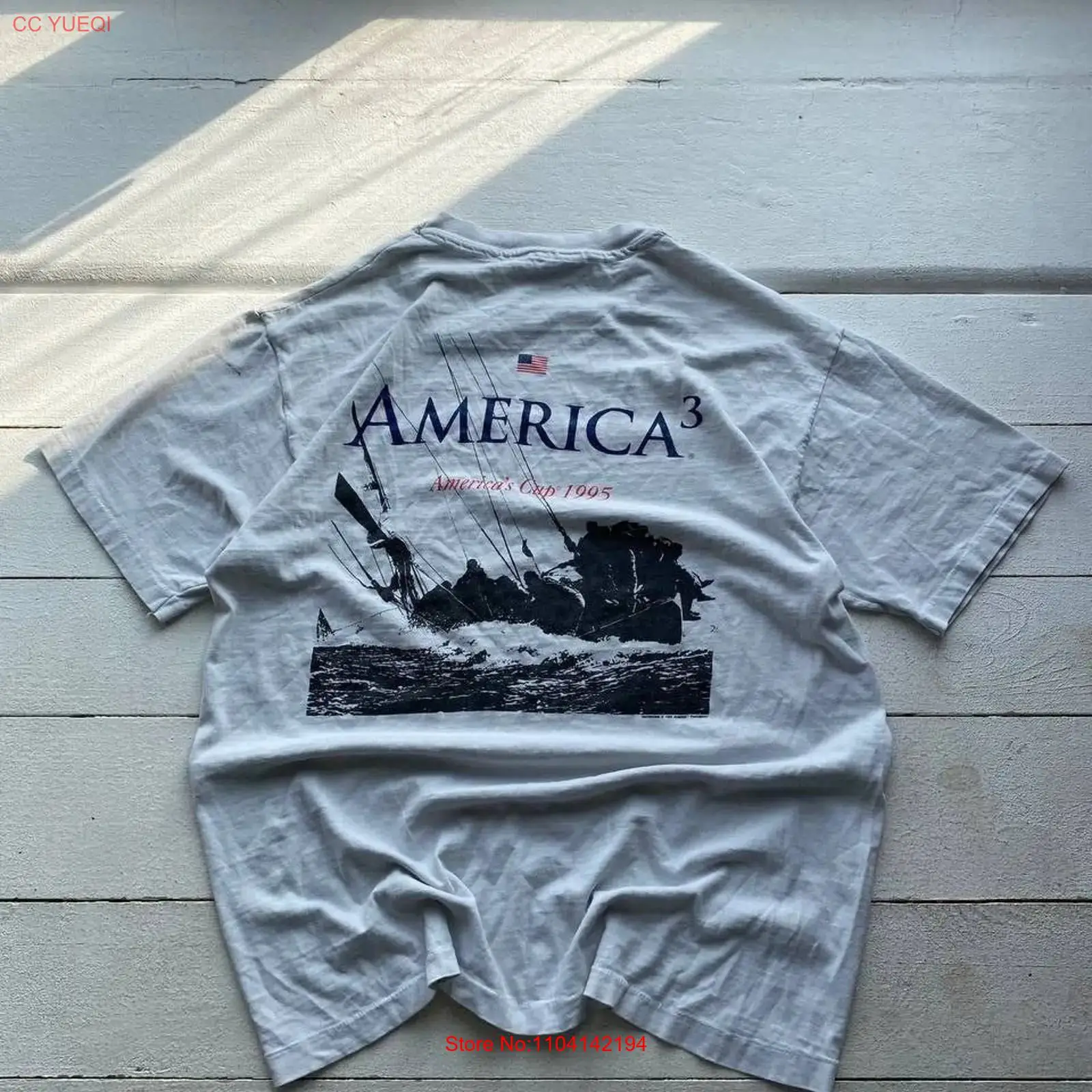 Vintage Fashion Archive - 1995 VTG アメリカカップ A3 T シャツ