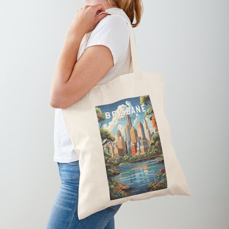 Vintage Fashion Brisbane - ブリスベン オーストラリア 旅行 アート ヴィンテージ トートバッグ