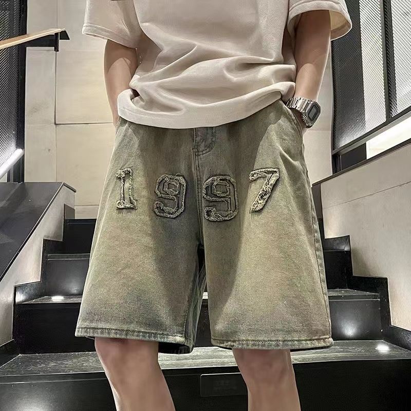 Vintage Fashion Instagram - メンズ マッドカラー デニムショーツ 5インチ ヴィンテージ 夏