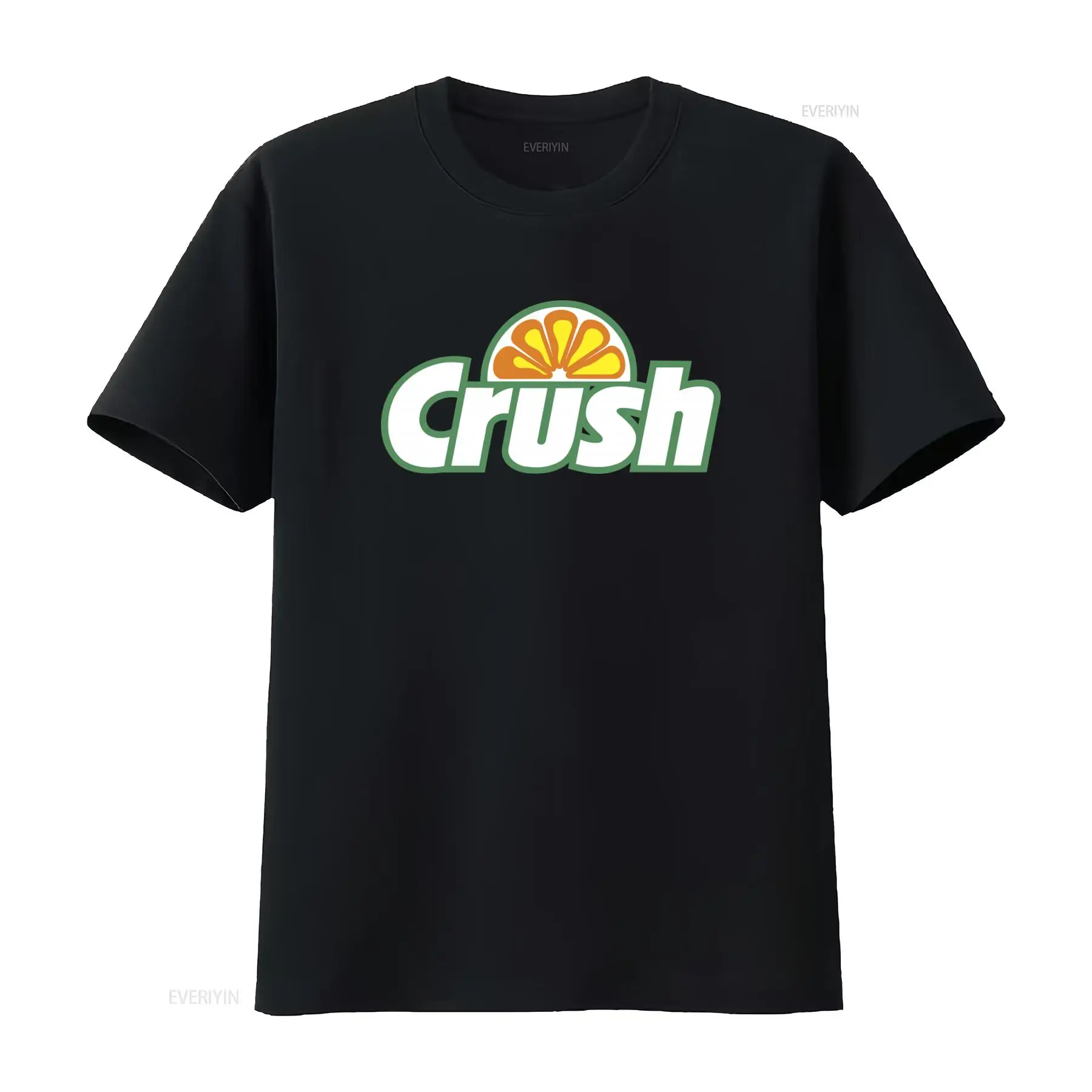 Vintage Fashion Style Men - レトロスタイル オレンジクラッシュ ロゴTシャツ メンズ＆レディース ヴィンテージウォッシュ加工 オム