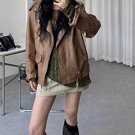 Vintage Fashion Instagram - レディースジャケット 2026 春秋新作 韓国風 ゆったり カジュアルジャケット