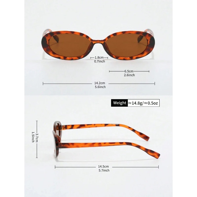 2 個ヴィンテージオーバルプラスチックサングラス小さなフレー - Vintage Fashion Images のレビューと価格