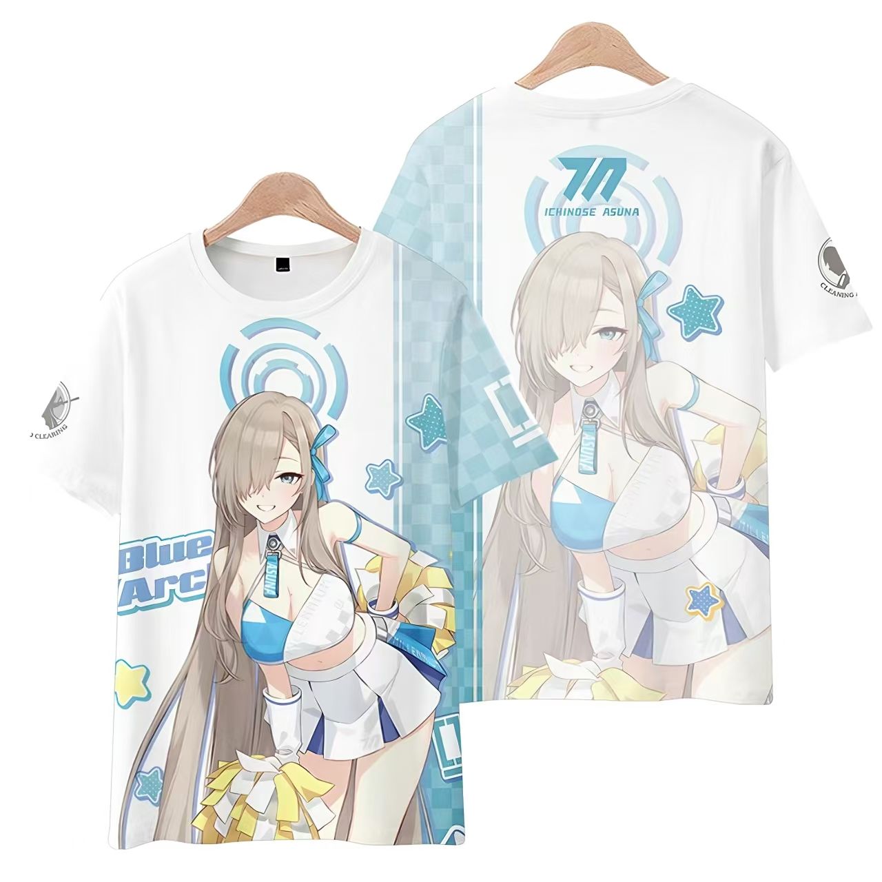 新しいアニメブルーアーカイブアスマトキコスプレプリント半袖  - Vintage Fashion Archive のレビューと価格