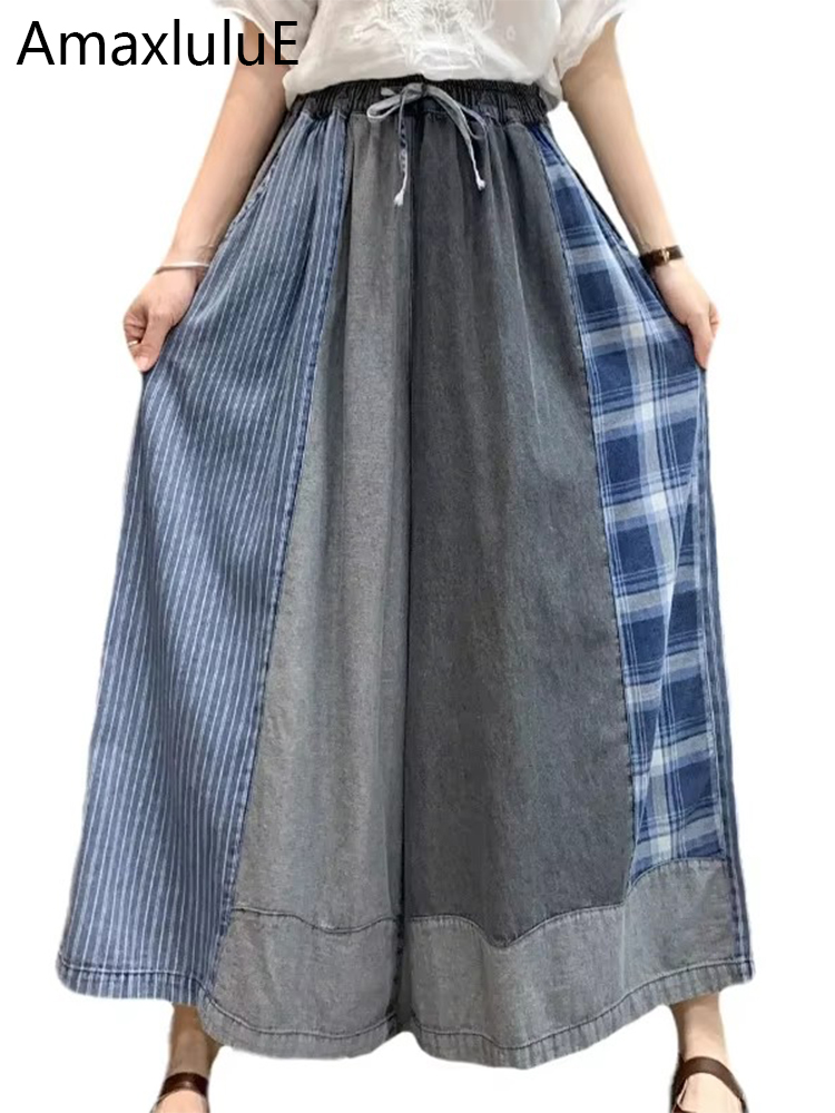 Amax luluE 秋のファッションプラスサイズのデニムパ - Vintage Fashion Plus Size のレビューと価格