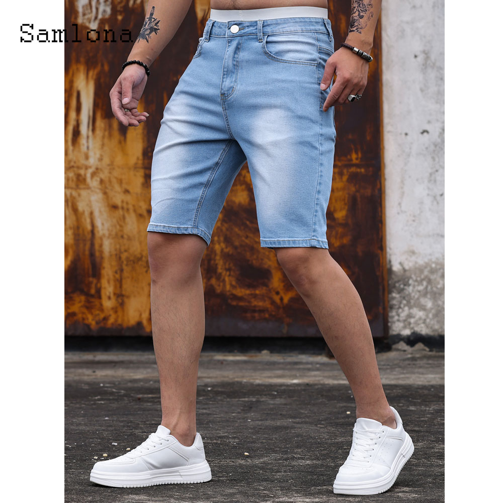 メンズヴィンテージデニムショーツ,ショートジーンズ,デニム, - Vintage Fashion Style Men のレビューと価格