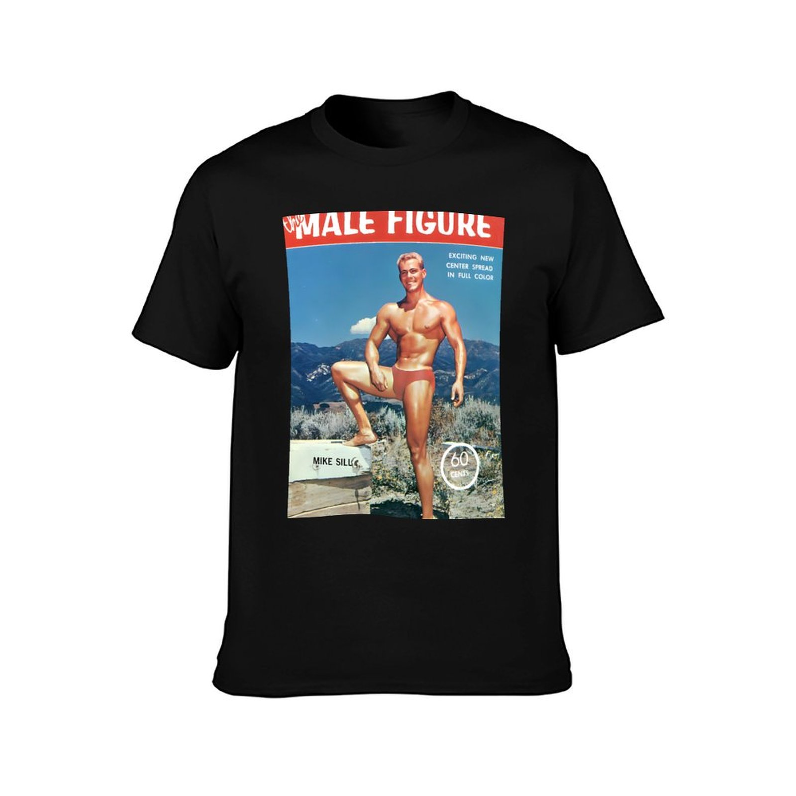 マイク・シルと男性像の絵柄 - ヴィンテージ風筋肉質男性モデ - Vintage Fashion Magazine のレビューと価格