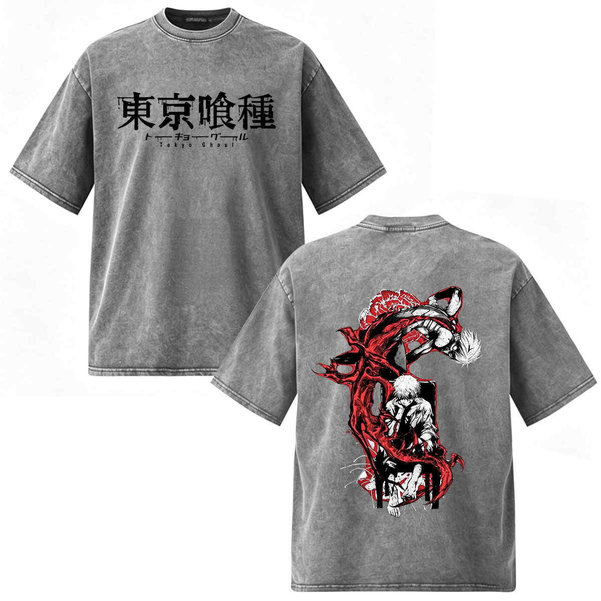 アニメ東京グールケンカネキ Tシャツ男性女性服ファッションヴ - Vintage Fashion Tokyo のレビューと価格