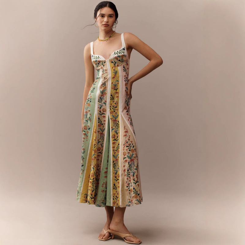 ファッションエレガントな女性のノースリーブパーティードレスカ - Vintage Fashion Women Dresses のレビューと価格