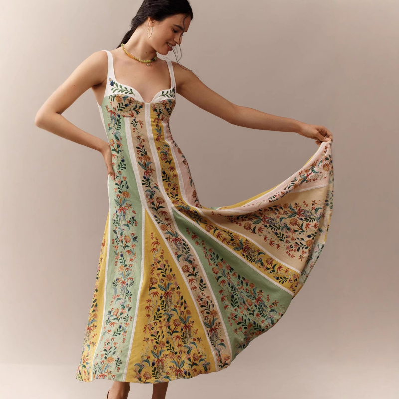 ファッションエレガントな女性のノースリーブパーティードレスカ - Vintage Fashion Women Dresses のレビューと価格