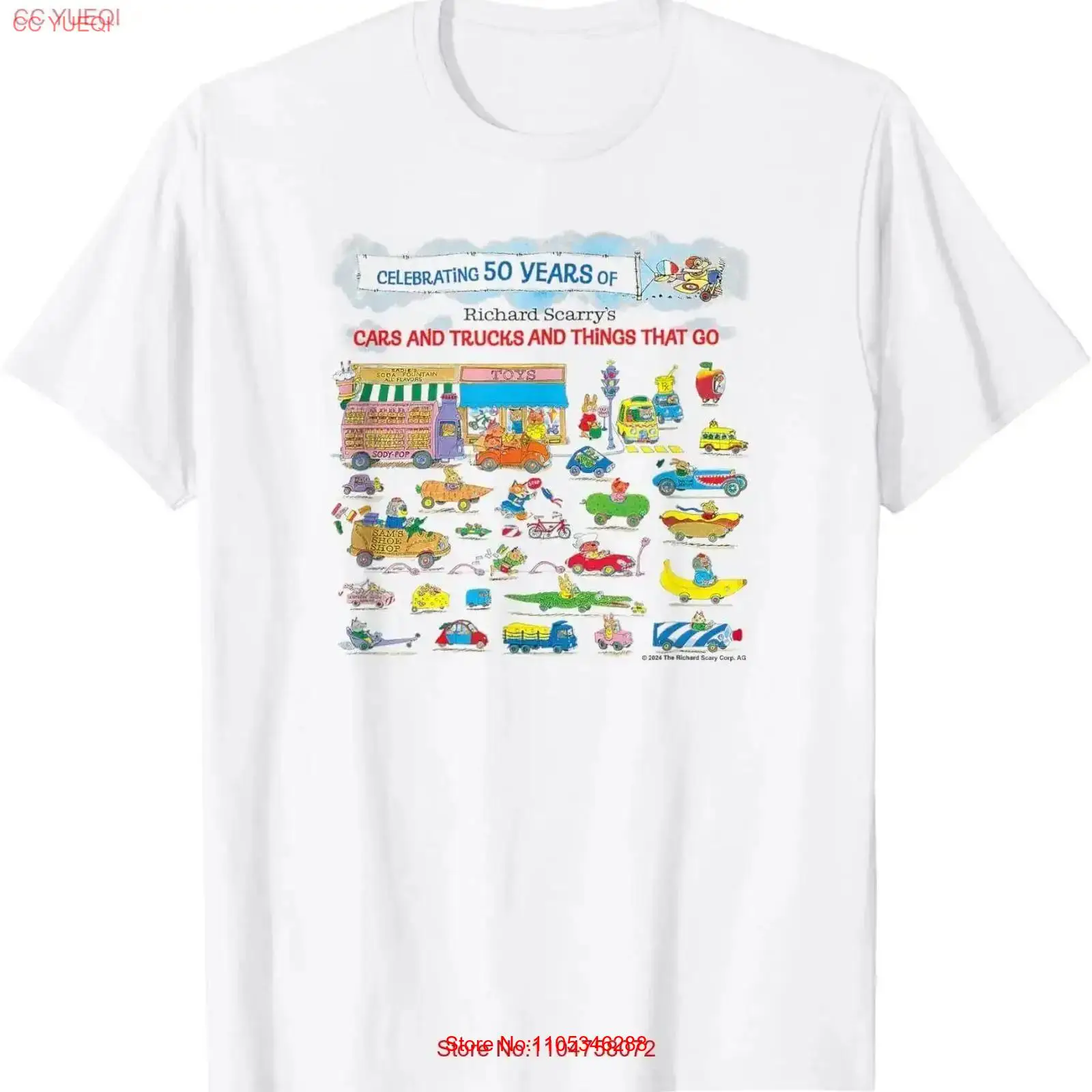リチャード・スキャリー 50年記念バナーTシャツ ヴィンテー - Vintage Fashion Years のレビューと価格