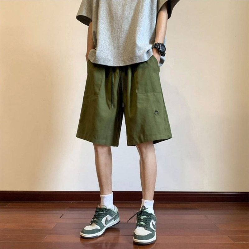 メンズ夏カジュアルヴィンテージカーゴショーツ膝丈大きなポケッ - Vintage Fashion Style Men のレビューと価格