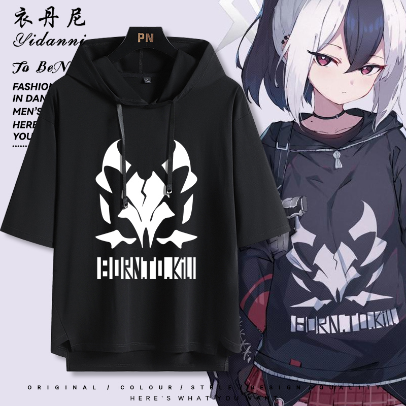 アニメブルーアーカイブ鬼方カヨココスプレプリント半袖 Tシャ - Vintage Fashion Archive のレビューと価格