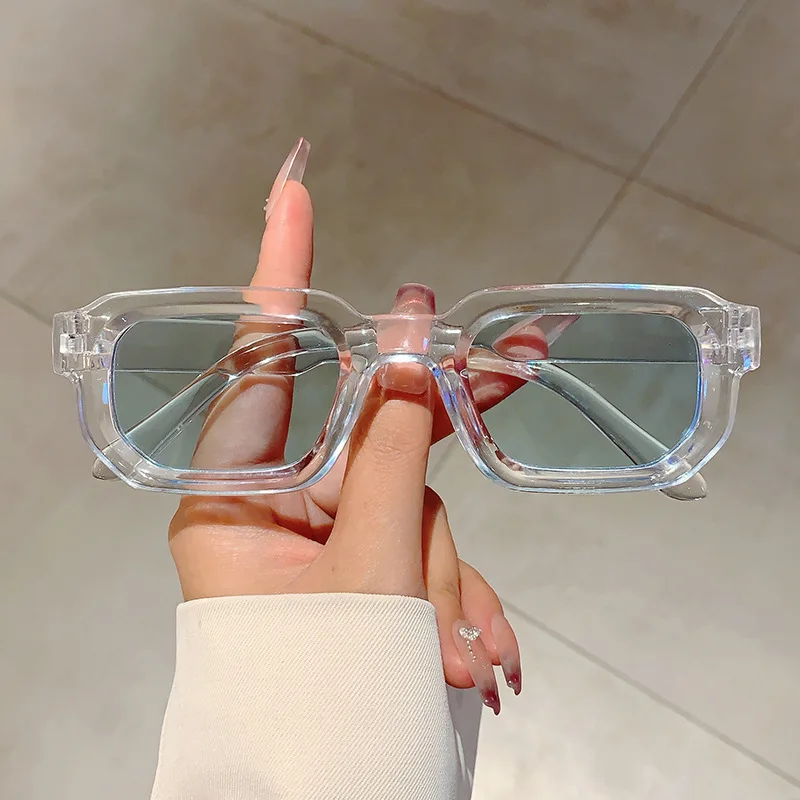 ヴィンテージ長方形フレームサングラスアウトドアマンサングラス - Vintage Fashion Images のレビューと価格