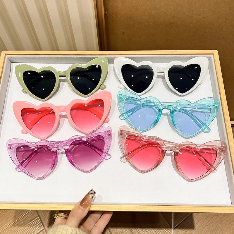 新しいヴィンテージレトロインスタグラムハート型透明ピンク光沢 - Vintage Fashion Instagram のレビューと価格