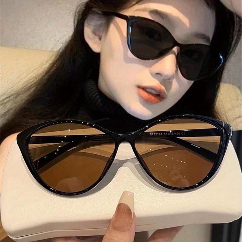 1Pc レトロフレームキャットアイサングラス女性トレンディヴ - Vintage Fashion Images のレビューと価格